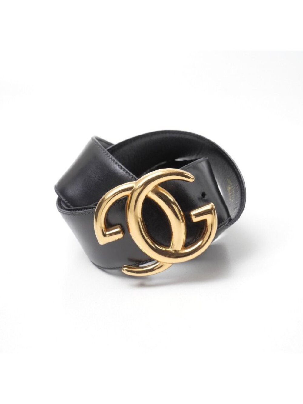 Gucci Vintage Belt GG Logo Buckle Leather